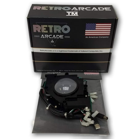 Track Ball 3 inch Arcade Game Trackball for PC or MAC USB PS2 and Jamma + Mame systems