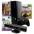 Restored Xbox 360 E 4gb Console Forza Horizons Kinect Sports and Kinect Adventures (Refurbished)