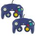 TekDeals 2 Pack Wired NGC Controller Gamepad for Nintendo GameCube & Wii U Console Switch Blue