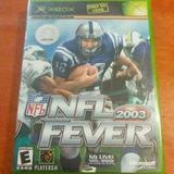 NFL Fever 2003 Microsoft XBOX Game Studios Dolby Digital Football Everyone -new