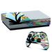 Skins Decal Vinyl Wrap for Xbox One S Console - decal stickers skins cover -Colorful Artistic Owl in tree