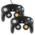 TekDeals 2 Pack Wired NGC Controller Gamepad for Nintendo GameCube & Wii U Console Switch Black