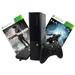 Restored Xbox 360 E 250GB Console with Tomb Raider Halo 4 and Controller (Refurbished)