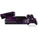 Twisted Garden Purple and Hot Pink - Skin Bundle Decal Style Skin fits XBOX One Console Original Kinect and 2 Controllers (XBOX SYSTEM NOT INCLUDED)