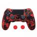 PS4 Handle Silicone Protective Cover + Remote Sensing Cover Silicone Topwoner