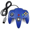 Luxmo N64 Controller Classic Retro Wired Controllers Gamepad Controller Joystick for N64 Console Video Games Systemï¼ˆBlueï¼‰