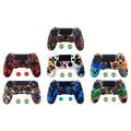 DABOOM PS4 Controller Skin Anti-Slip Grip Silicone Cover Protector Case Compatible with PS4 Slim/PS4 Pro Wireless/Wired Gamepad Controller with 2 Cat Paw Thumb Grip Caps