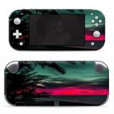 Nintendo Switch Lite Skins Decals Vinyl Wrap - decal stickers skins cover -Ocean sunset Pink sky