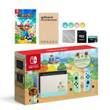 Nintendo Switch Animal Crossing Special Version Console Set Bundle With Mario Rabbids Kingdom Battle And Mytrix Accessories