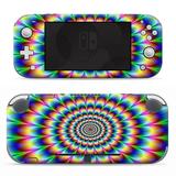 Nintendo Switch Lite Skins Decals Vinyl Wrap - decal stickers skins cover -Trippy hologram dizzy