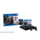 Restored Sony PlayStation Slim 4 1TB Only on PlayStation PS4 Console Bundle Black (Refurbished)