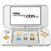 New Nintendo 2DS XL Portable Gaming Console White & Orange