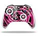 WraptorSkinz Decal Skin Wrap Set works with 2016 and newer XBOX One S / X Controller Alecias Swirl 02 Hot Pink (CONTROLLER NOT INCLUDED)