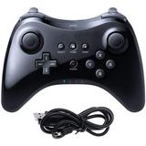 LUXMO Wireless Controller for Wii U Wireless Pro Controller Gamepad Joypad for Wii U with USB Charging Cable
