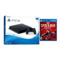 Playstation Marvel s Spider-Man Starter Bundle: Playstation 4 Slim 1TB Console - Black and Marvel s Spider-Man Game