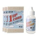 1UPcard Video Game Cartridge Cleaning Kit | 3 Pack of Cards with Cleaning Fluid | Compatible With Nintendo Super NES Sega Genesis N64 Gameboy Atari & More