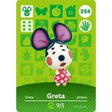 Greta - Nintendo Animal Crossing Happy Home Designer Amiibo Card - 254