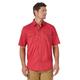 Wrangler Authentics Herren Weather Anything Short Sleeve Woven Shirt Hemd mit Button-Down-Kragen, Scharlachrot, X-Groß