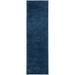 Safavieh August Carlene Solid Plush Shag Area Rug or Runner Navy - 2.3' x 6'