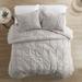 INK+IVY Masie 3 Piece Embroidered Cotton Duvet Cover Set