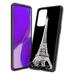 Capsule Case Compatible with OnePlus 9 Pro 5G [Shockproof Protection Cute Design Slim Hybrid Thin Fit Soft Grip Black Case Cover] for One Plus 9 Pro All Phone Carriers (Eiffel Tower Paris)