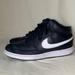 Nike Shoes | Men's Nike Court Vision Mid Sneakers | Color: Black/White | Size: 8.5