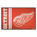 Detroit Red Wings Uniform Starter Rug 19 x30