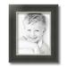 ArtToFrames 8x10 Inch Black Velvet with Silver Wide Picture Frame This Black MDF Poster Frame is Great for Your Art or Photos Comes with Regular Glass (4693)