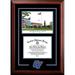 Campus Images 10 x 8 in. Grand Valley State Lakers Spirit Graduate Frame with Campus Image - Satin Mahogany