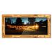 35x9 Frame Gold Bamboo Picture Frame - Complete Modern Photo Frame Includes UV Acrylic Shatter