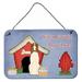 Carolines Treasures BB2777DS812 Dog House Collection Borzoi Wall or Door Hanging Prints 8x12 multicolor