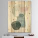 DESIGN ART Designart Distressed Dream III Modern & Transitional Print on Natural Pine Wood - Black 12 in. wide x 20 in. high