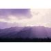 Hawaii Oahu Mount Kaala Waianae Mountain Range Sun Rays A43A Poster Print (38 x 24)