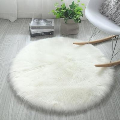 Non-slip Faux Fur Rug Shaggy Area Rugs Plush Soft Mat Bedroom Floor Decor Carpet 