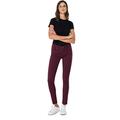 Replay Women's New Luz Hyperflex Colour Jeans, Aubergine, 27W / 32L