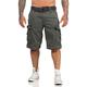 Jet Lag Take Off 7 Men's Cargo Shorts with Belt - Grey - 36W