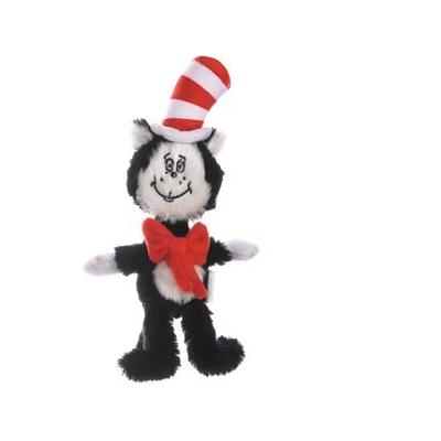 Dr. Seuss The Cat In The Hat The Cat Plush Dog Toy, 6-in