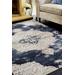 Luxe Weavers Victoria Collection Navy 8x10 Abstract Area Rug - 7101 Navy 8x10