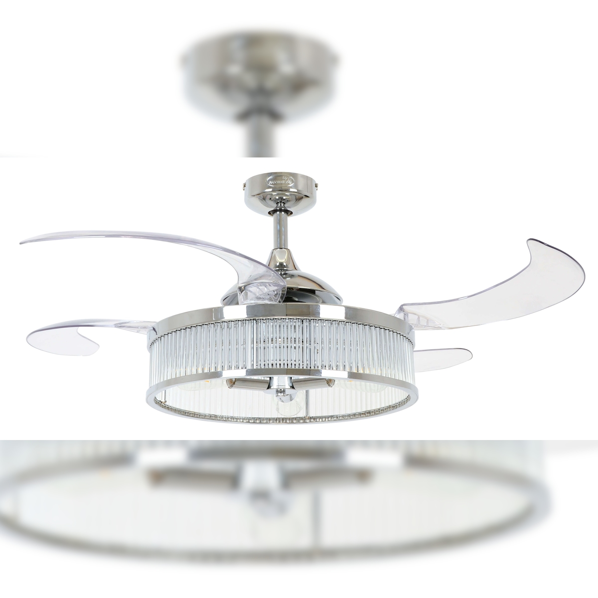 Lucci Deckenventilator Fanaway Corbelle Chrom 122 cm 122 Image