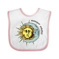 Inktastic Summer Solstice Sun and Moon Boys or Girls Baby Bib