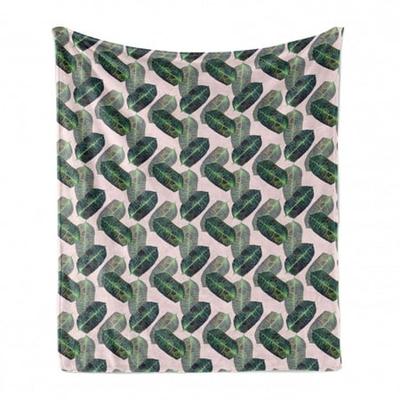 50 x 60 Ambesonne Oriental Soft Flannel Fleece Throw Blanket Cozy Plush for Indoor and Outdoor Use Floral Moroccan Mosaic Repetition Multicolor 