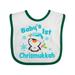 Inktastic Baby s 1st Chrismukkah with Cute Baby Penguin and Snowflakes Boys or Girls Baby Bib