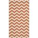 Safavieh Courtyard Bailey Chevron Indoor/Outdoor Area Rug 2 7 x 5 Terracotta/Beige