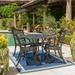 Christopher Knight Home Austin Outdoor 5-piece Cast Aluminum Square Dining Set by