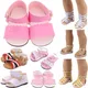 NenDESIGN-Chaussures à beurre pour fille jouet américain pour nouveau-nés accessoires vestisens