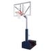 Rampage Nitro Steel-Glass Portable Basketball System Brick Red