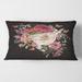 Designart 'Vintage Greek Sculpture Detail With Dry Flowers' Traditional Printed Throw Pillow