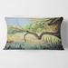 Designart 'The Lake of Silence' Lake House Printed Throw Pillow