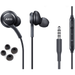 OEM InEar Earbuds Stereo Headphones for BLU Studio 5.5 Plus Cable - Designed by AKG - with Microphone and Volume Buttons (Black)