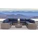 LSI Antibes Grey Wicker/Aluminium 12-piece Conversation Set